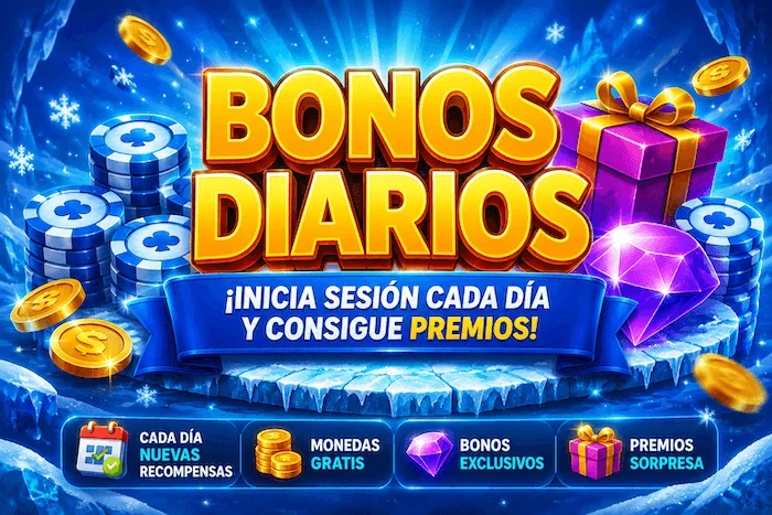Bonos diarios y recompensas de Ice Fishing